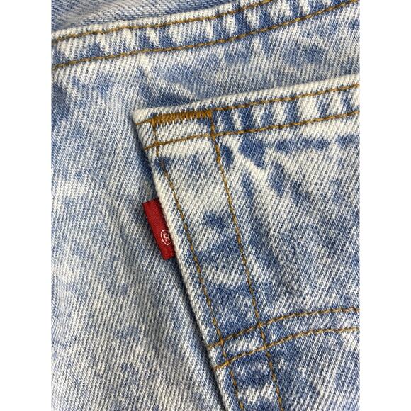 Vintage Levis 501 Jeans Mens 34x30 (31x29)Blue Denim USA Button Fly Cotton - Picture 4 of 11